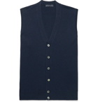 THOM SWEENEY - Merino Wool and Cashmere-Blend Sweater Vest - Blue