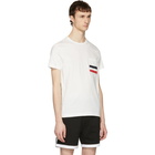 Moncler Off-White Flag Pocket T-Shirt