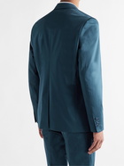 PAUL SMITH - Cotton-Blend Sateen Suit Jacket - Blue