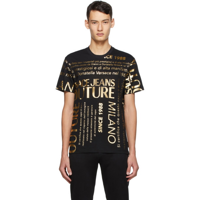 Photo: Versace Jeans Couture Black Allover T-Shirt