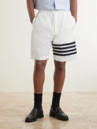 Thom Browne - Straight-Leg Striped Shorts - White