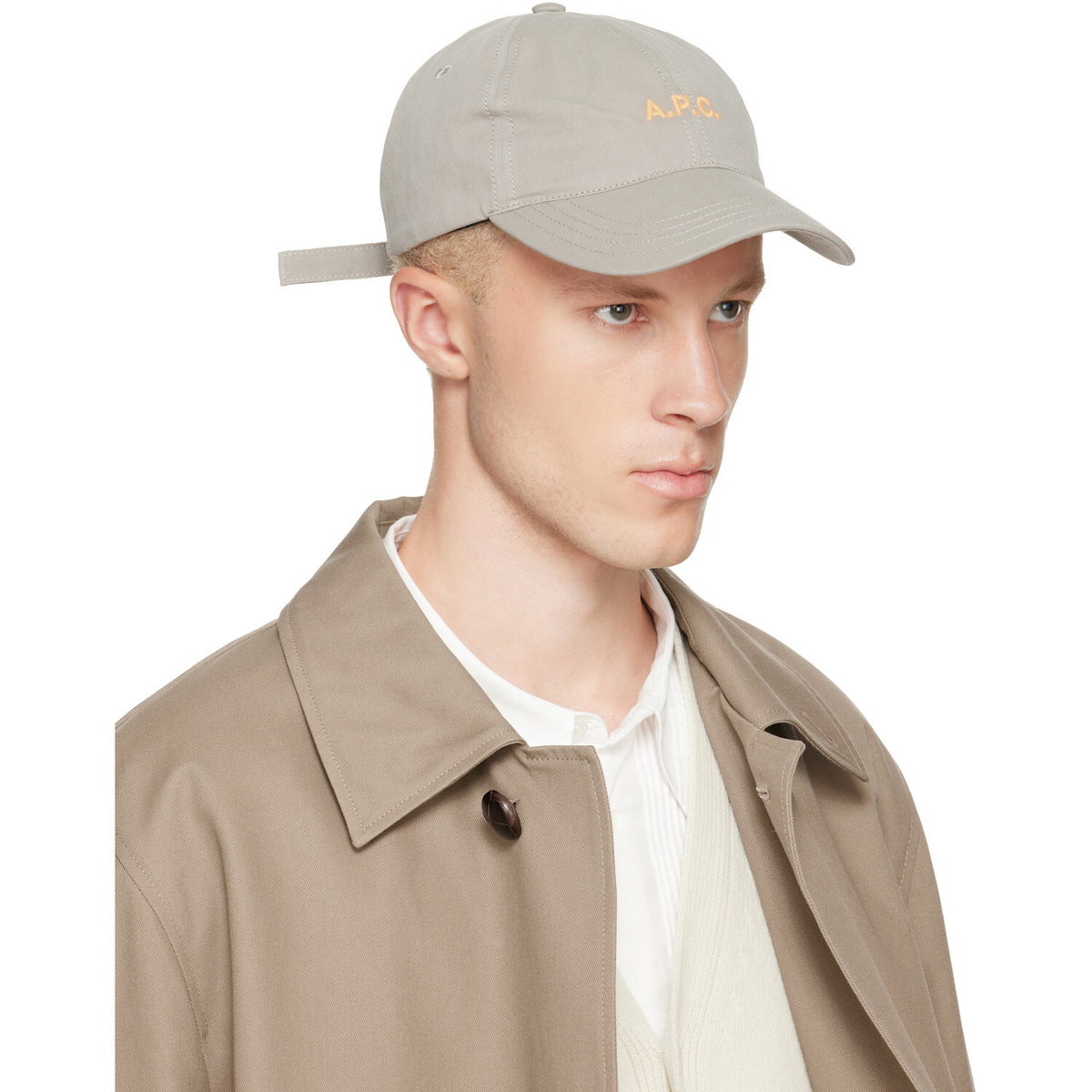 A.P.C. Gray Charlie Cap