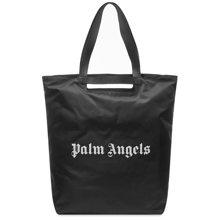 Photo: Palm Angels Logo Shopper Tote