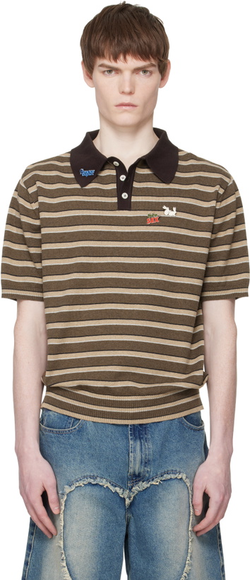 Photo: Carne Bollente Brown Pin-Up Patrol Polo