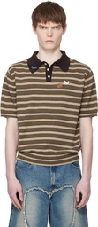 Carne Bollente Brown Pin-Up Patrol Polo