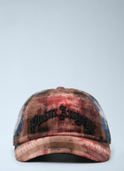 Palm Angels Curved Logo Check Cap