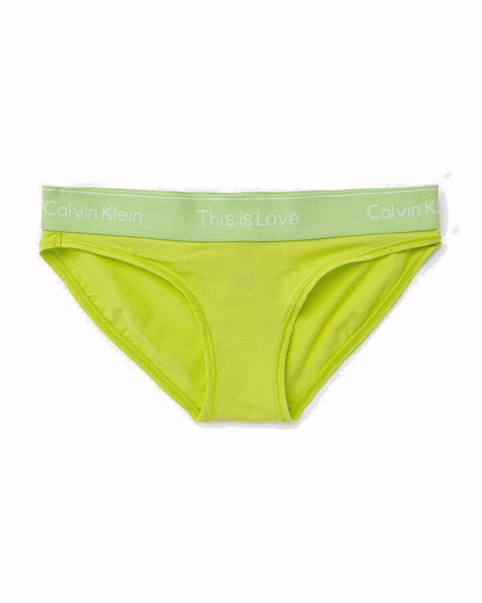 Photo: Calvin Klein Underwear Wmns Slip Yellow - Womens - Panties