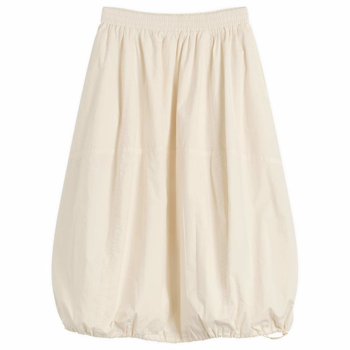 YMC Women's Parachute Maxi Skirt in Off White