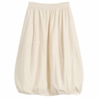 YMC Women's Parachute Maxi Skirt in Off White