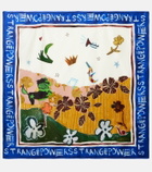 Alémais x MLAK Tangible Love printed silk twill scarf