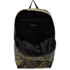 Bao Bao Issey Miyake Grey and Yellow Camouflage Kuro Liner Backpack