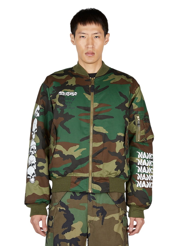 Photo: Nancy Camouflage Bomber Jacket
