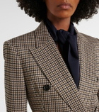 Max Mara Houndstooth double-breasted blazer