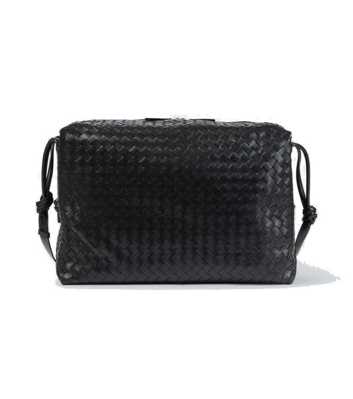 Photo: Bottega Veneta Loop Intrecciato Large leather duffel bag