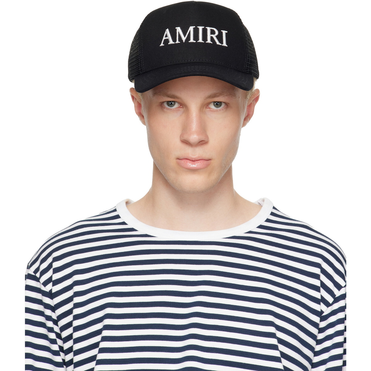 AMIRI Black 'Amiri' Core Logo Trucker Cap