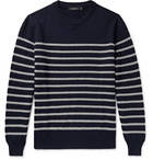 ERMENEGILDO ZEGNA - Wool and Cashmere-Blend Jacquard Sweater - Blue