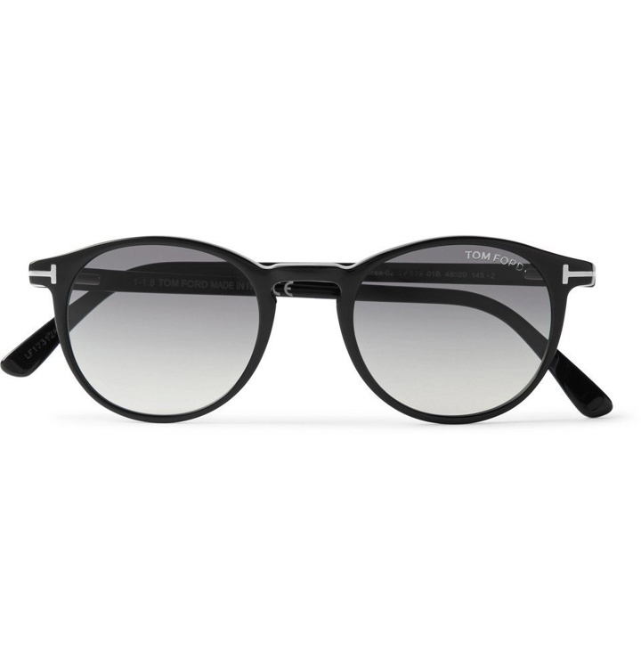 Photo: TOM FORD - Round-Frame Acetate Sunglasses - Men - Black