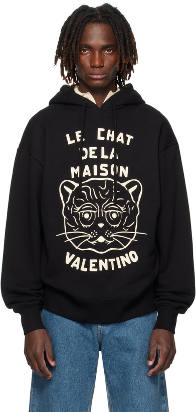 Photo: Valentino Black 'Le Chat De La Maison' Hoodie