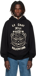 Valentino Black 'Le Chat De La Maison' Hoodie