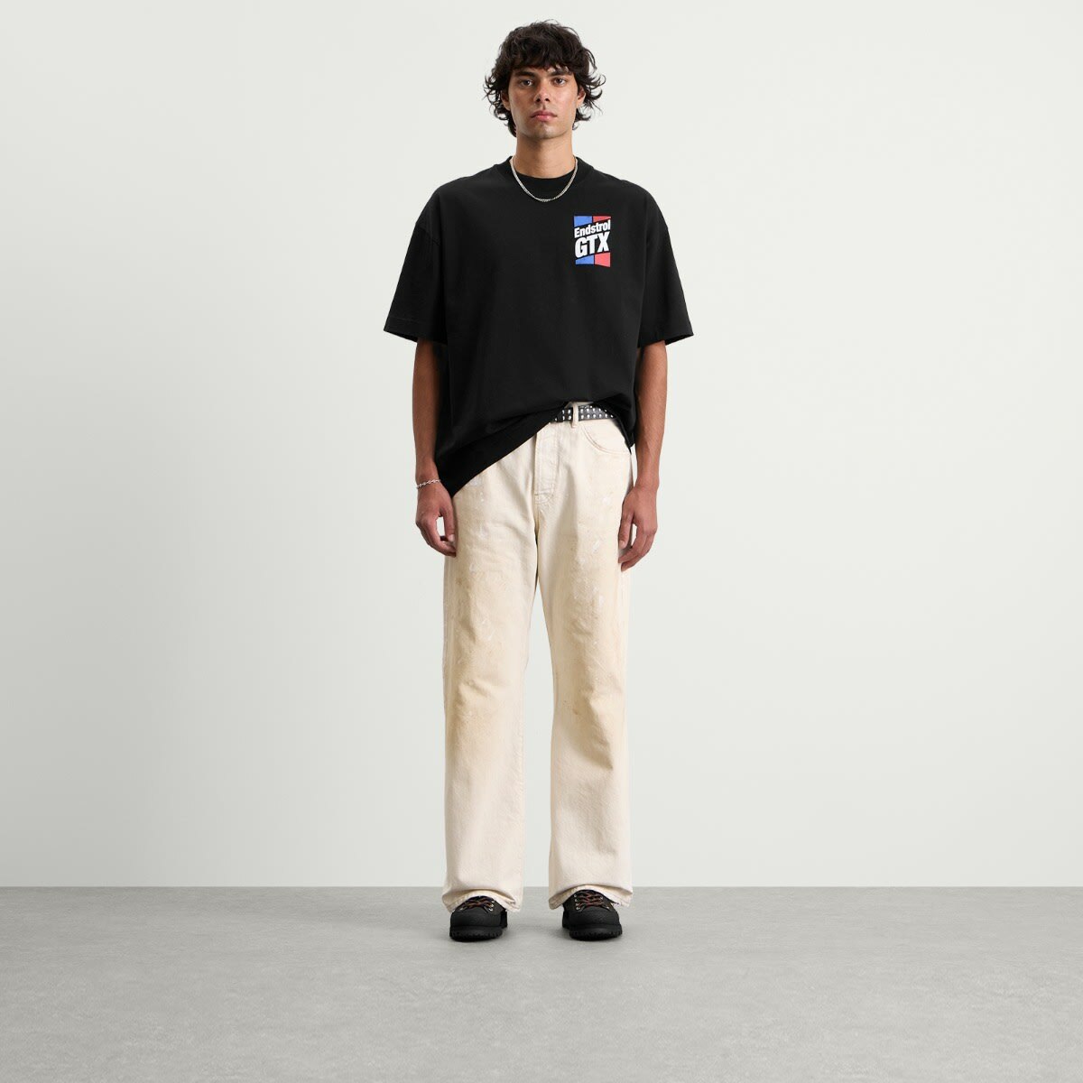 END. Petrol T-Shirt in Black