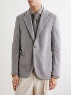 De Petrillo - Posillipo Wool and Cashmere-Blend Blazer - Gray