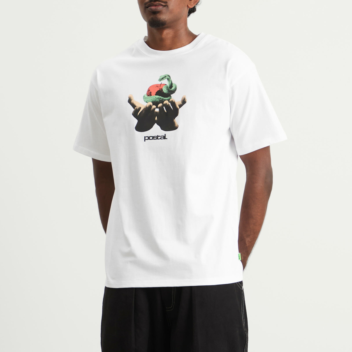 POSTAL Men's Forbidden Fruit T-Shirt in White