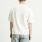 Wax London Men's Milton Shapes Embroidery T-Shirt in Ecru