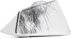 The Attico Silver '8.30 PM' Oversized Clutch