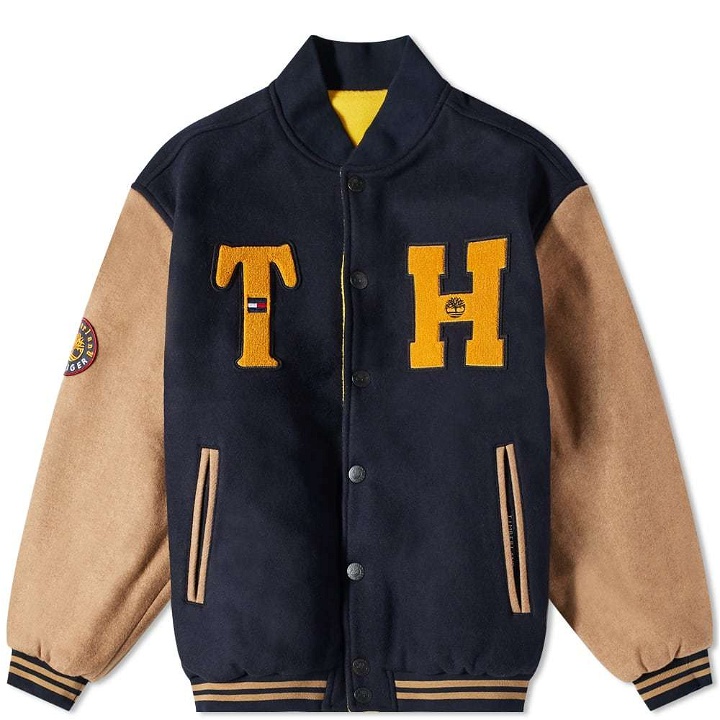 Photo: Tommy Jeans x Timberland Reversible Varsity Jacket