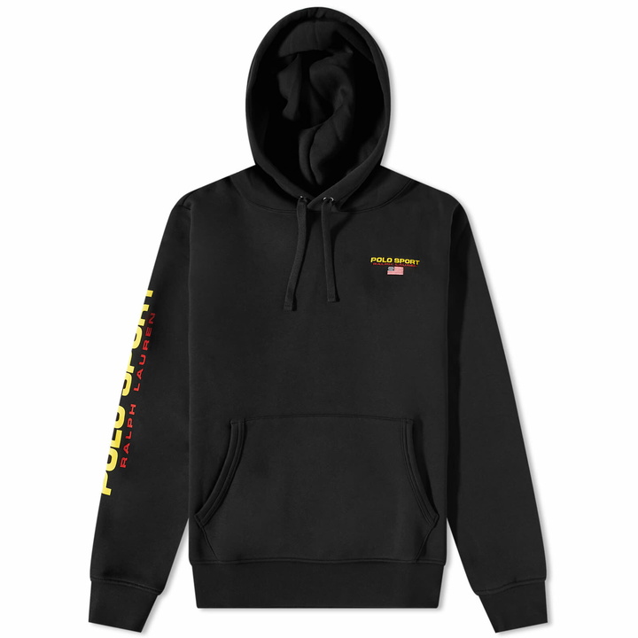 Photo: Polo Ralph Lauren Men's Polo Sport Popover Hoody in Polo Black/Gold