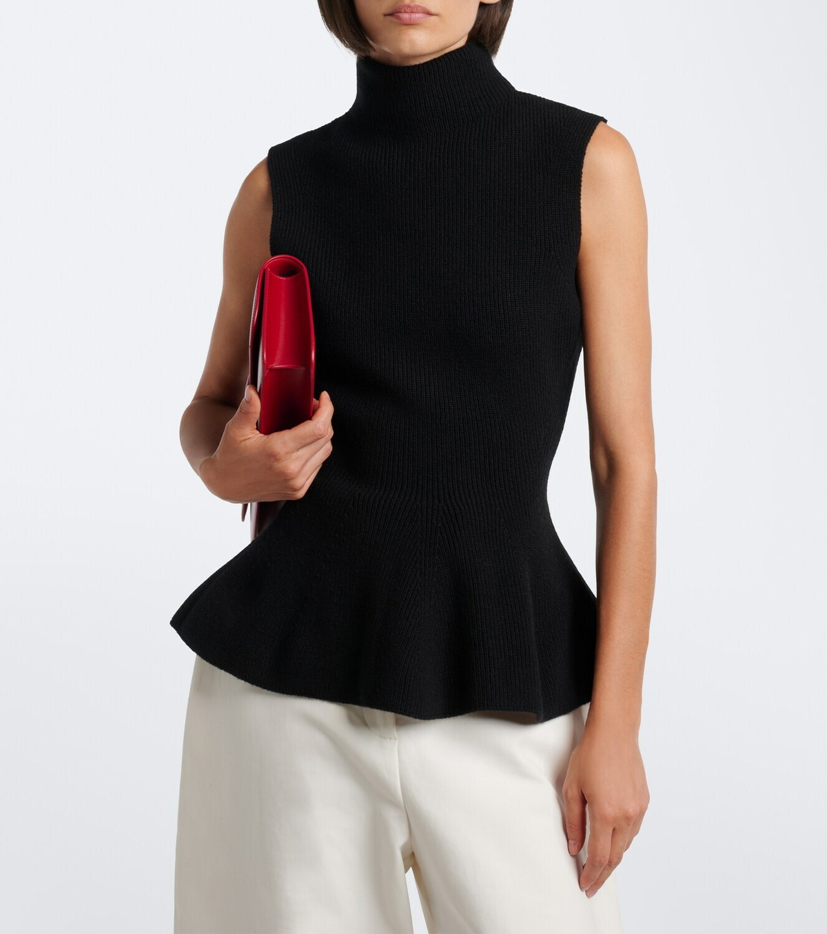 Róhe Wool and cashmere turtleneck top
