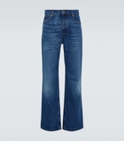 Ami Paris Bleached mid-rise straight jeans