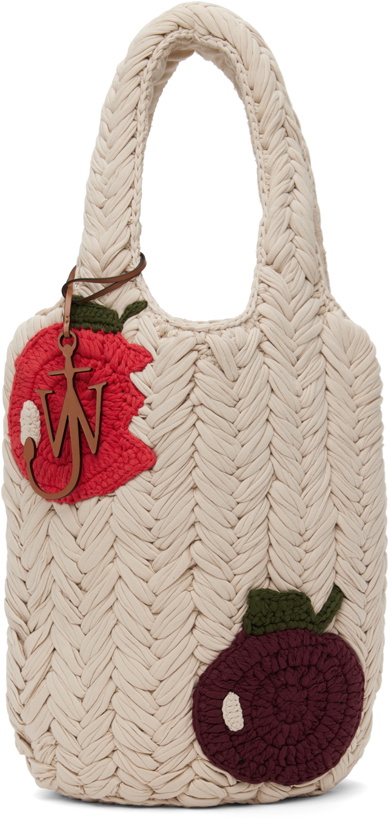 Photo: JW Anderson Beige Apple Knitted Tote