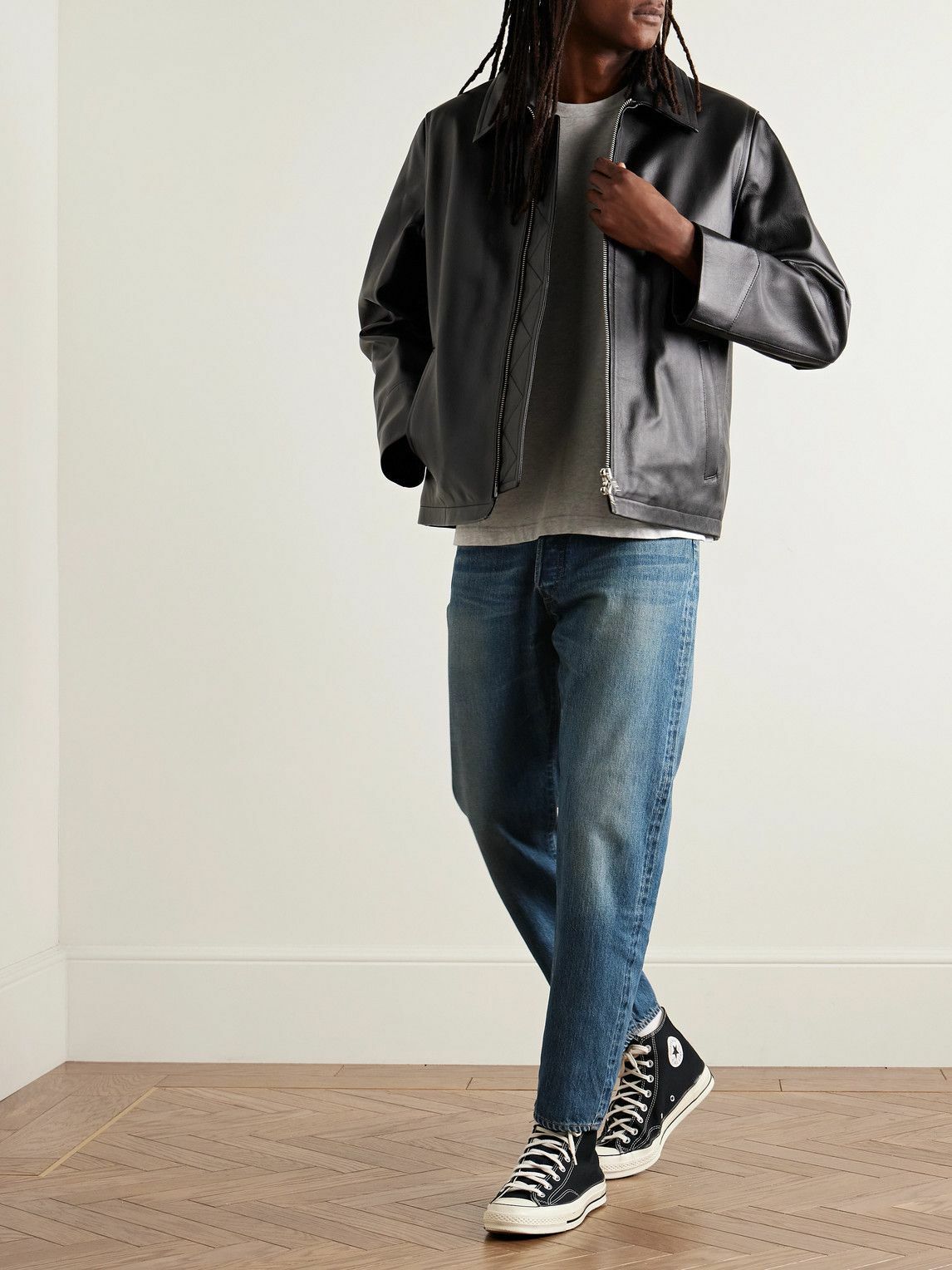 A.PRESSE - Straight-Leg Selvedge Jeans - Blue