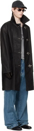 VETEMENTS Black Fireman Hooks Coat