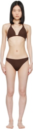 Hunza G Brown Tammy Bikini