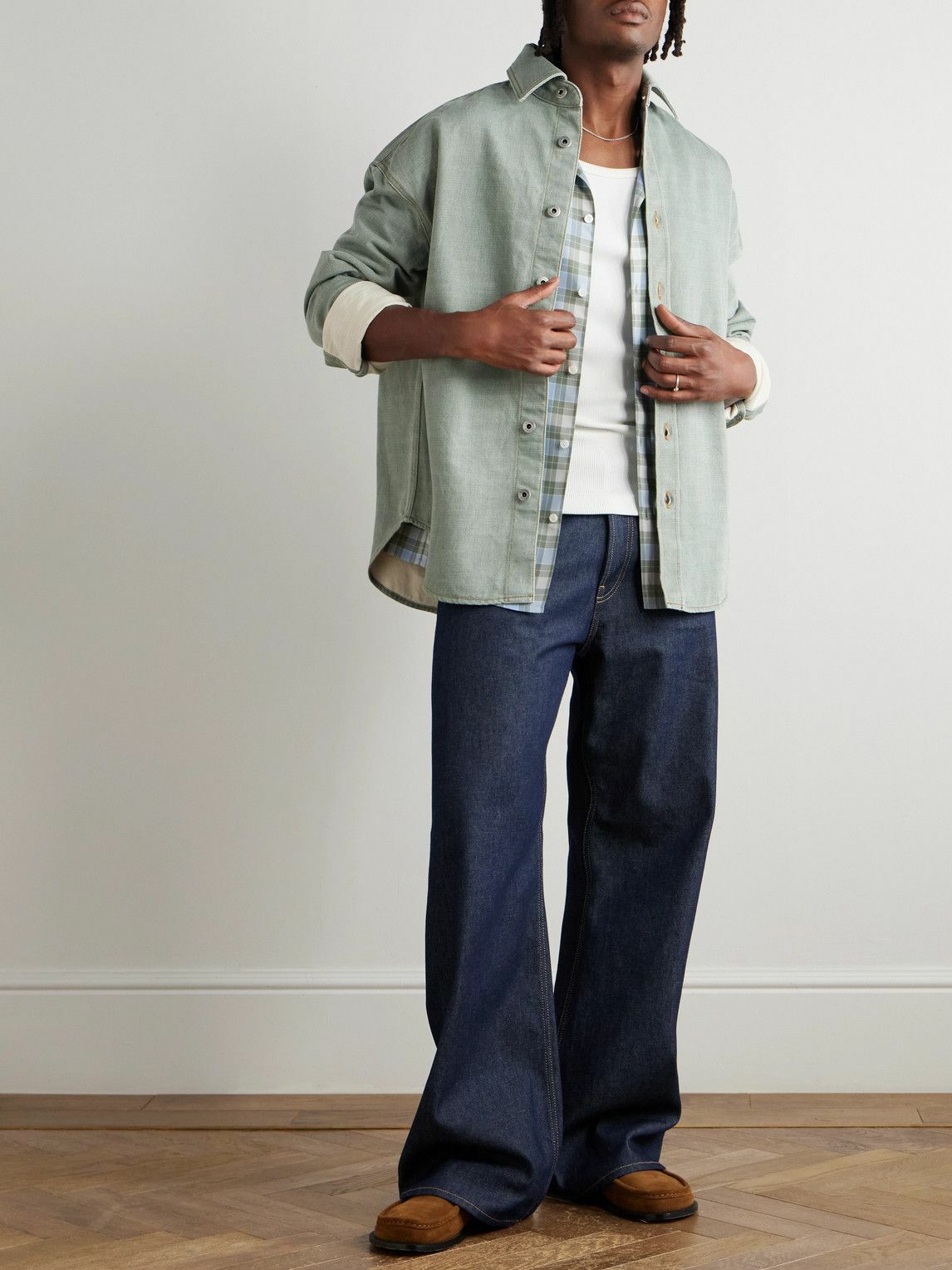 LOEWE - Denim Overshirt - Green