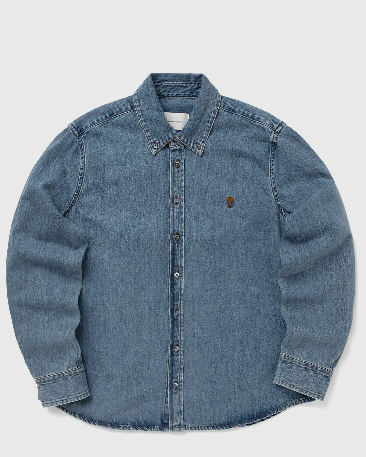 CONTRASTED AMI DE COEUR SHIRT