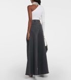 Giuseppe di Morabito Oversized pleated wide-leg jeans