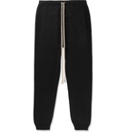 Rick Owens - Slim-Fit Tapered Knitted Silk Sweatpants - Black