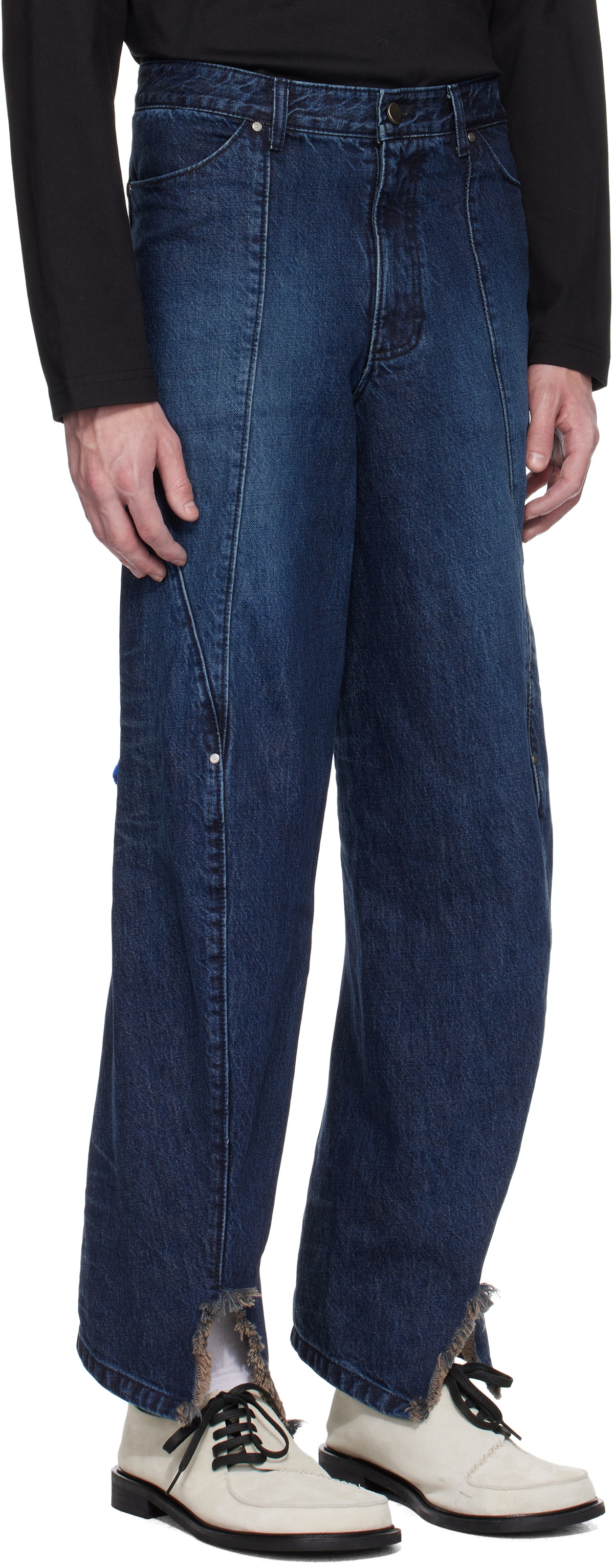 ADER error Blue Twisted Jeans