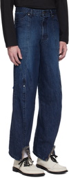 ADER error Blue Twisted Jeans