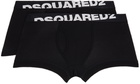 Dsquared2 Two-Pack Black Boxers