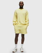 John Elliott Vintage Fleece Crew Yellow - Mens - Sweatshirts