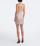 Là Fuori Maris sequined minidress