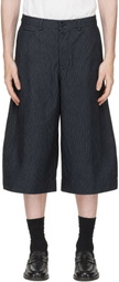 SAGE NATION Navy Stripe Shorts