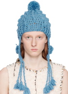 Anna Sui Blue Butterfly Beanie