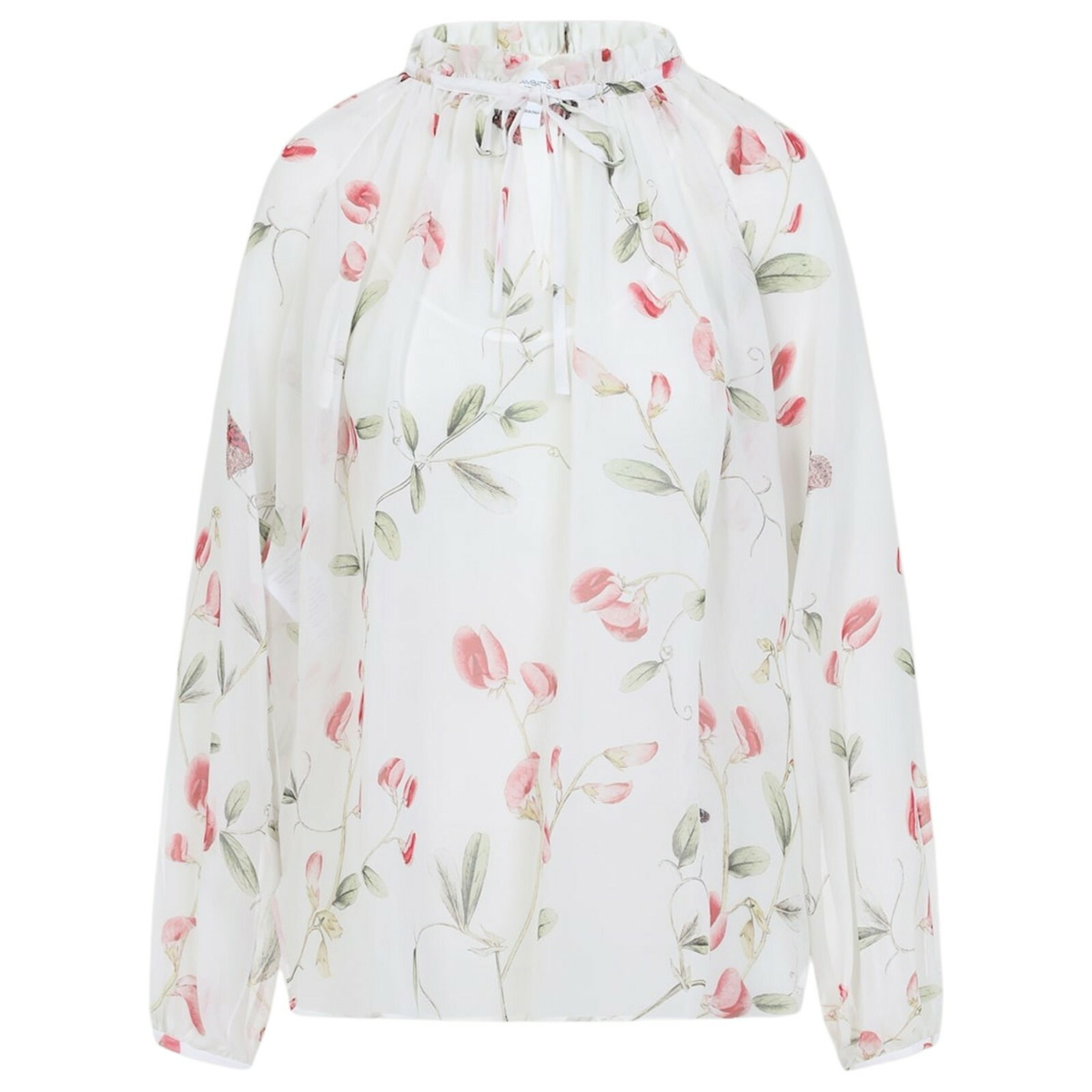 GIAMBATTISTA VALLI - Macramé Crop Top W/ Bow Giambattista Valli