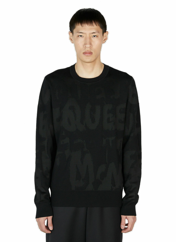 Photo: Alexander McQueen - Logo Sweater in Black