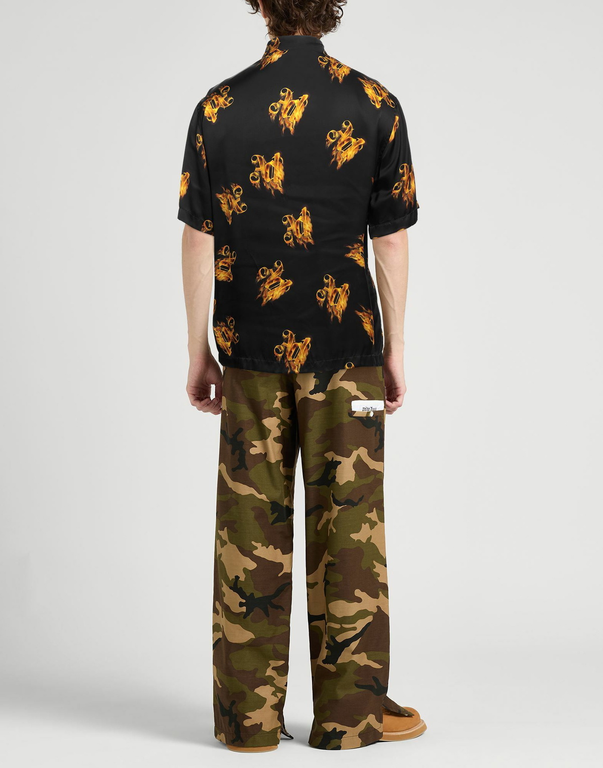 Palm Angels Mens Shirt in Black